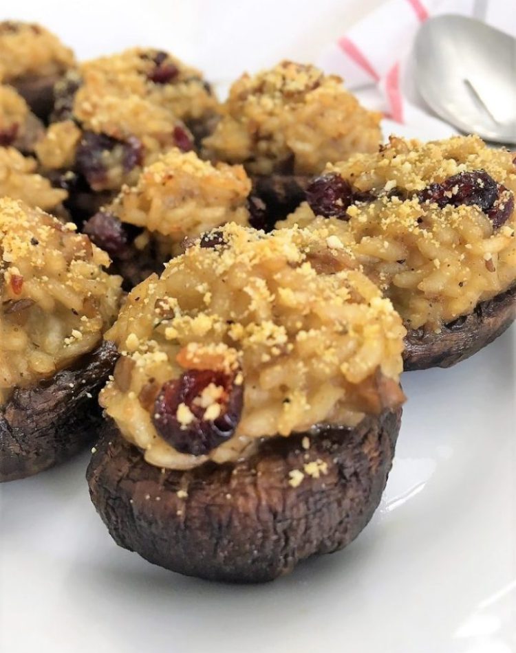 Easy Vegan Stuffed Mushrooms