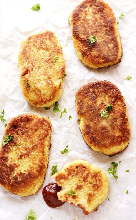 Gluten-Free Vegan Cauliflower Hash Browns.