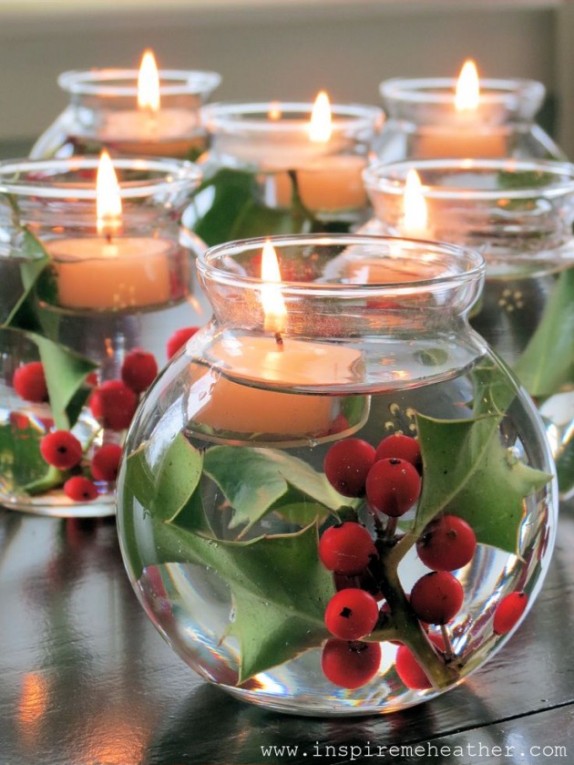 Great DIY Christmas candles.