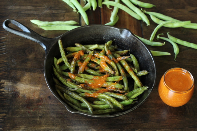 Green Beans with Chorizo Vinaigrette from Maria Mind Body Health