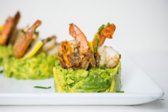 Grilled Shrimp and Avocado Appetizer from Castaway Kitchen