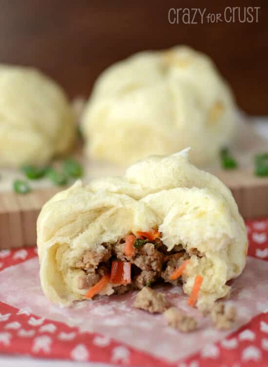 Homemade Pork Buns ~ Crazy For Crust - Small Bite party Appetizers