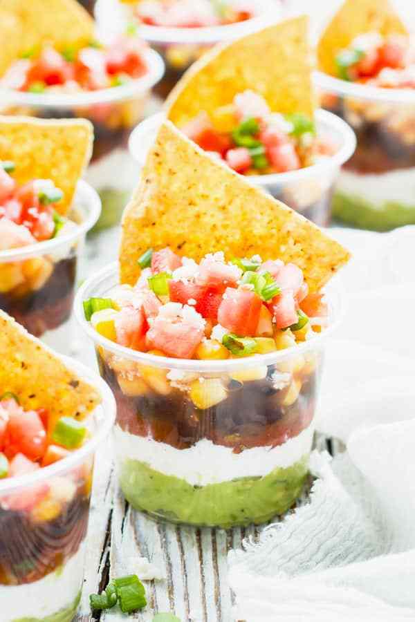 Individual Seven Layer Dip