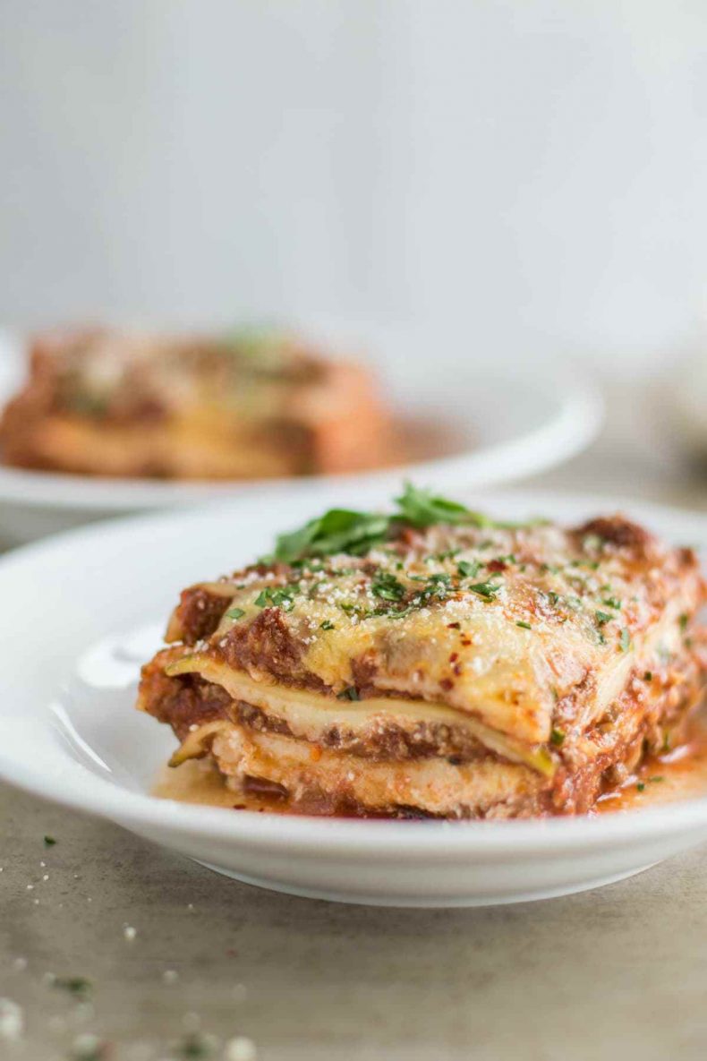 Low Carb Lasagna Meal Prep via Meal Prep on Fleek