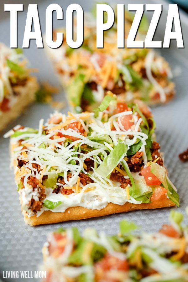 Mini Taco Pizzas