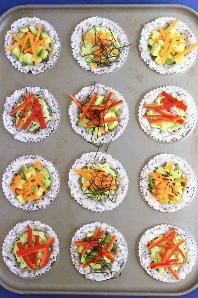 Muffin Tin Sushi Cups