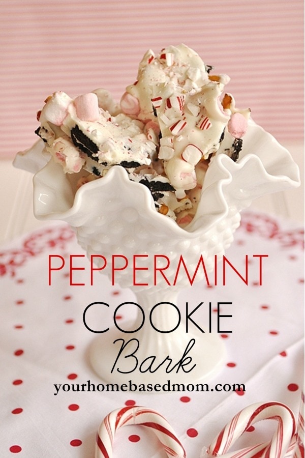 Peppermint Cookie Bark by Your Homebased Mom