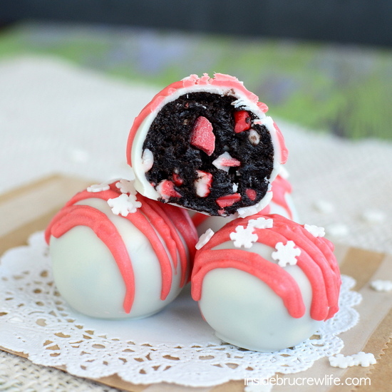 Peppermint Crunch Oreo Truffles