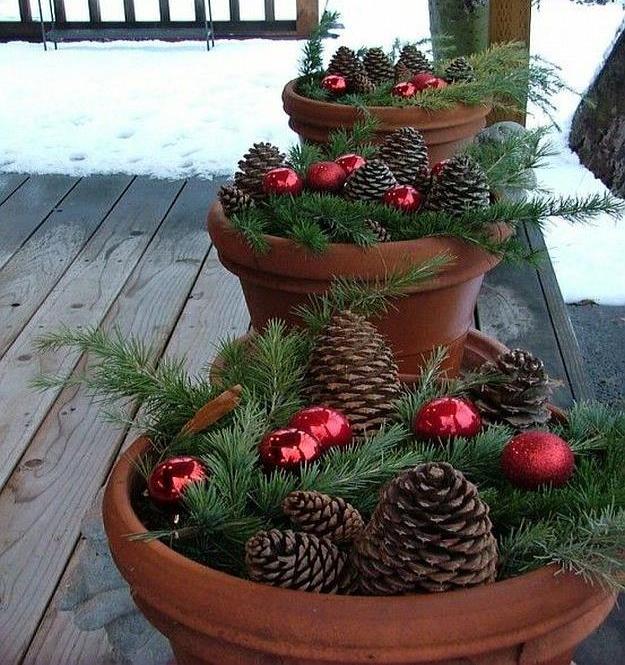 Potful of Christmas for Your Porch.