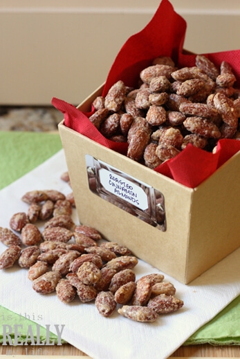Roasted Cinnamon Almonds at Southern Fairytale