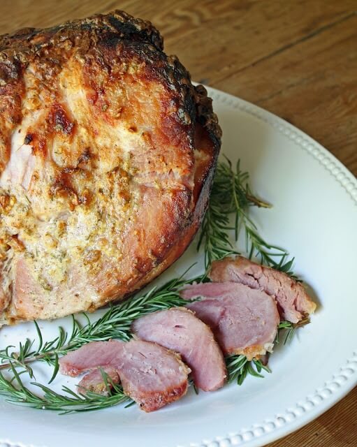 Rosemary & Mustard Crusted Baked Ham