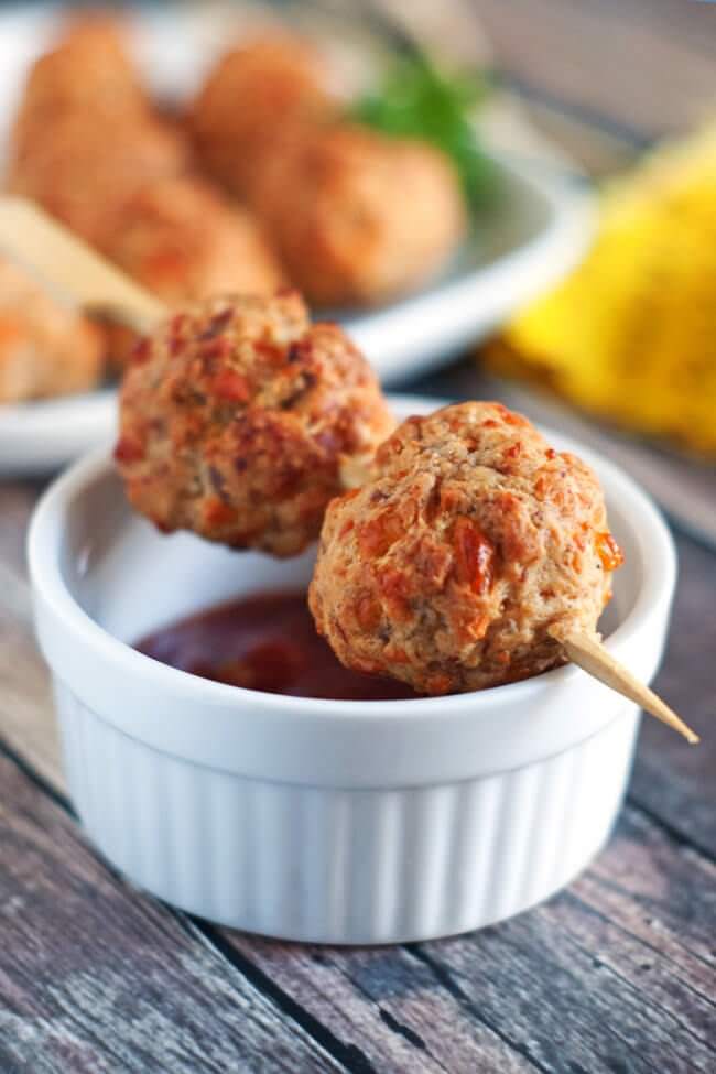 Sausage & Cheese Appetizer Bites ~ Heather Likes Food