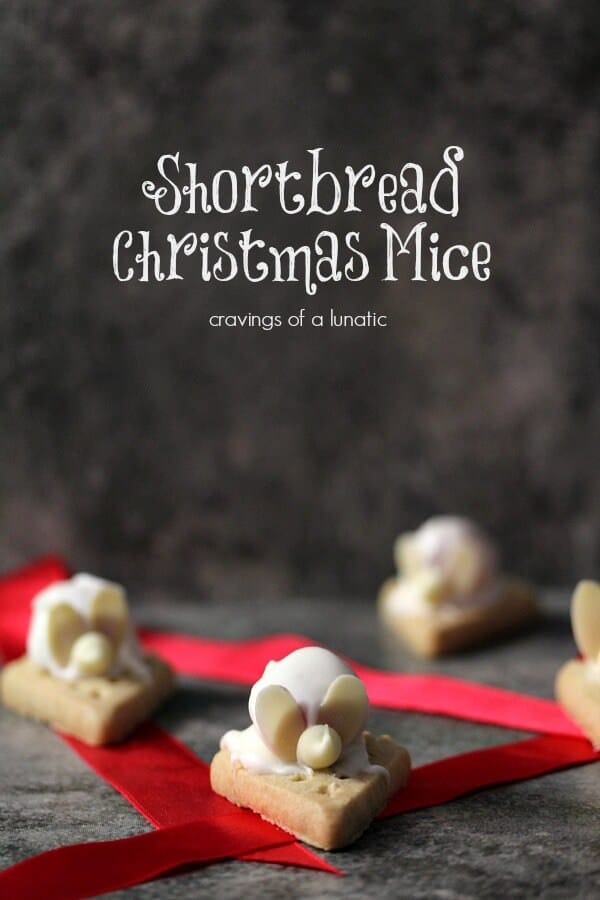Shortbread Christmas Mice by Cravings of a Lunatic