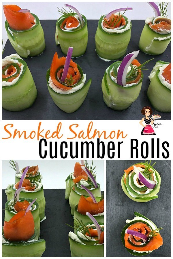 Smoked Salmon Cucumber Rolls
