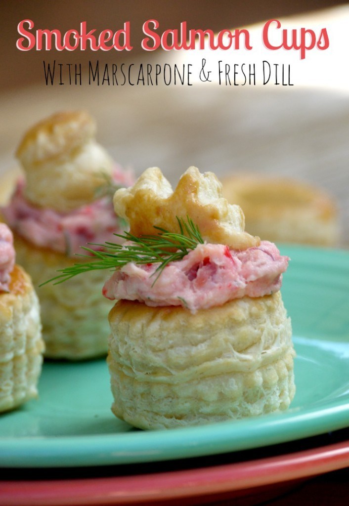 Smoked Salmon Pastry Cups