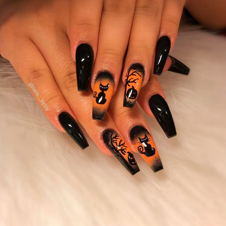Top 100 Halloween Nail Art designs which are artistic and ...