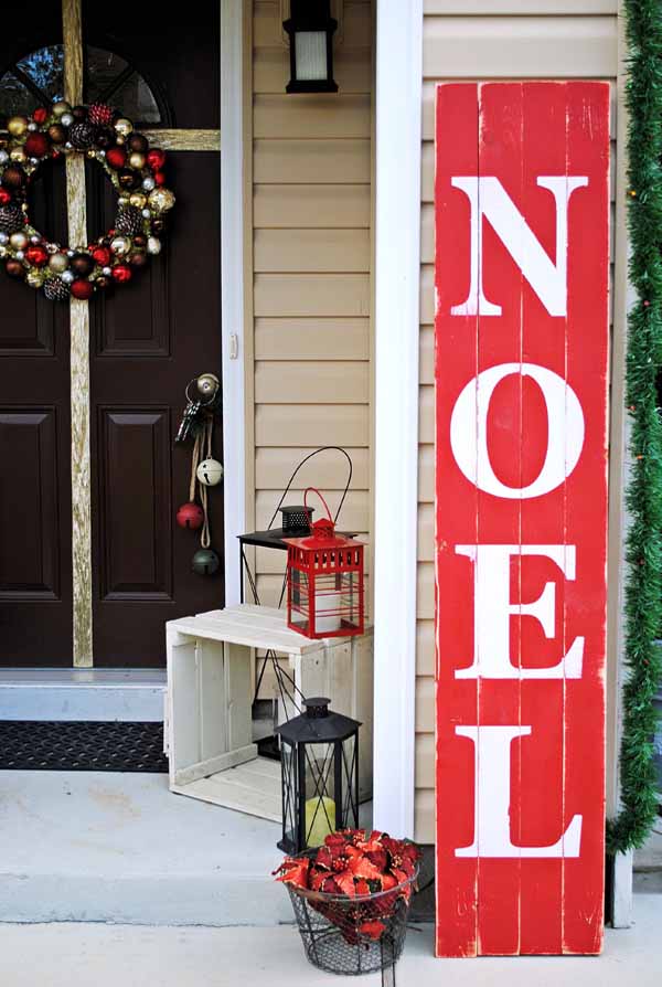 Wooden Pallet Noel Sign.