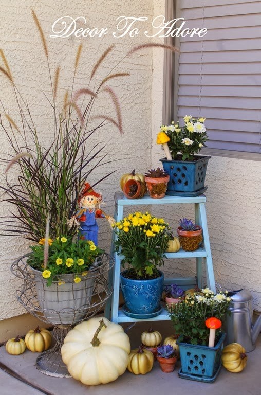 Autumn Front Porch Decor by Decor to Adore