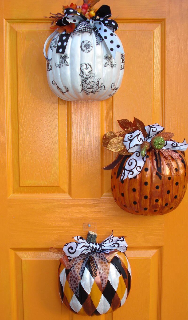 Elegant Pumpkin Trio.