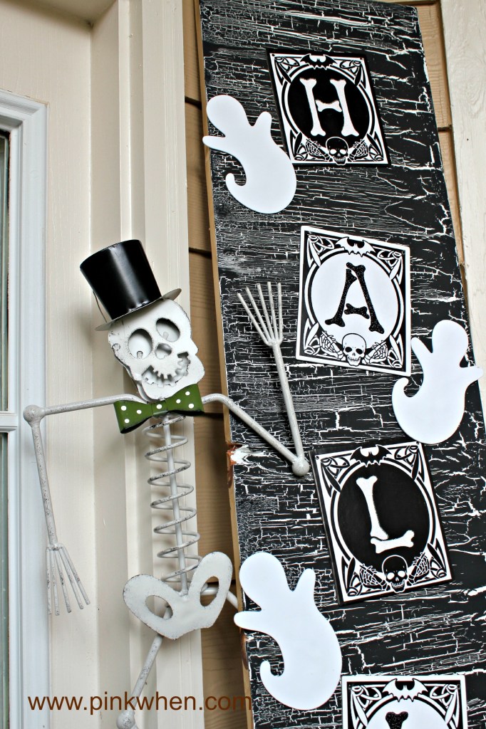 Halloween Black & White Decor by Pink When