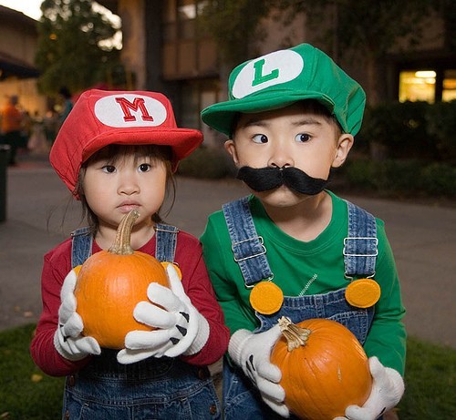 Mario and Luigi.