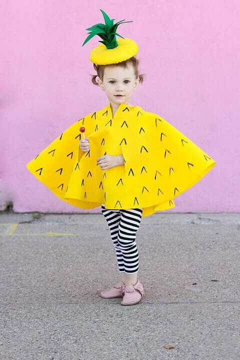 Popular Pineapple Costume for Kids.