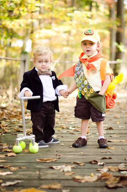 Russell and Mr. Fredricksen Costumes by Sol and Rachel