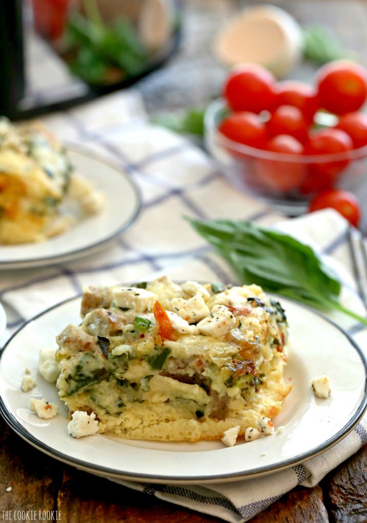 Crock Pot Mediterranean Casserole from The Cookie Rookie