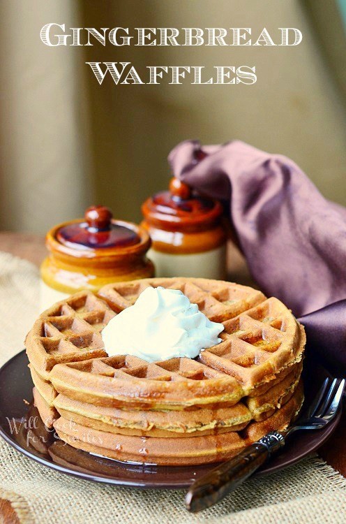 Gingerbread Waffles by Will Cook for Smiles