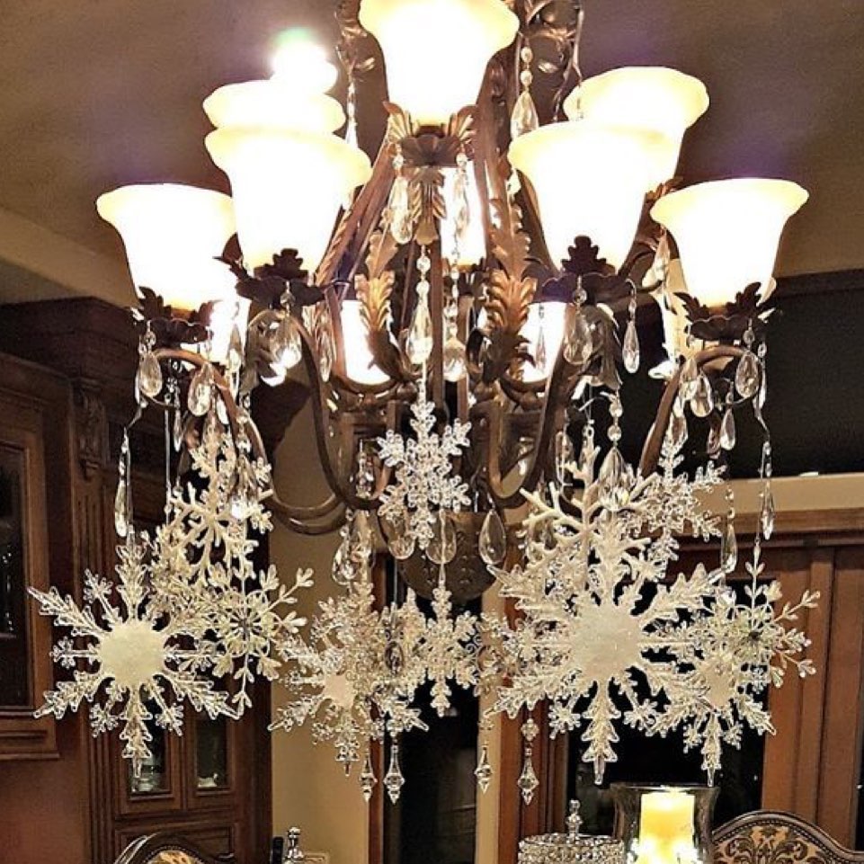 Christmas chandelier.