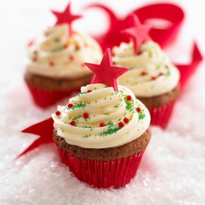 Festive Cupcakes.