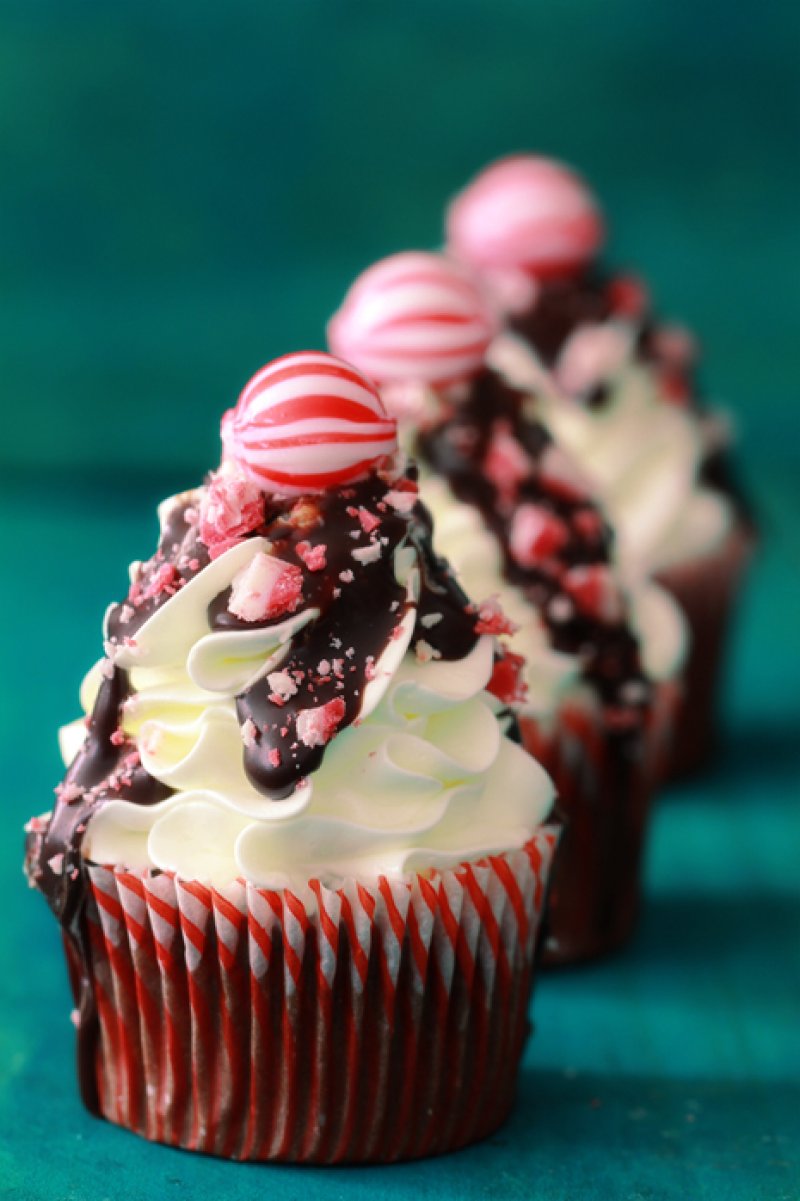 Peppermint Mocha Cupcakes