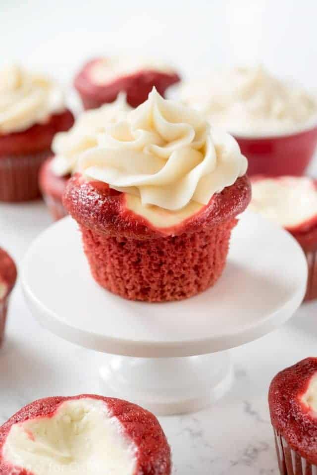 Red Velvet Cheesecake Cupcakes