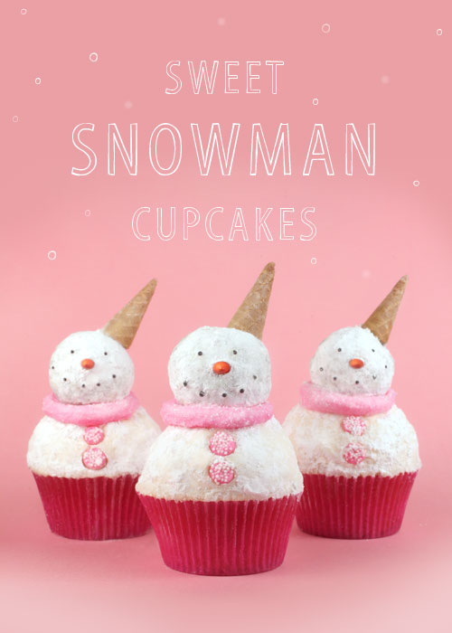 Sweet Snowmen Cupcakes