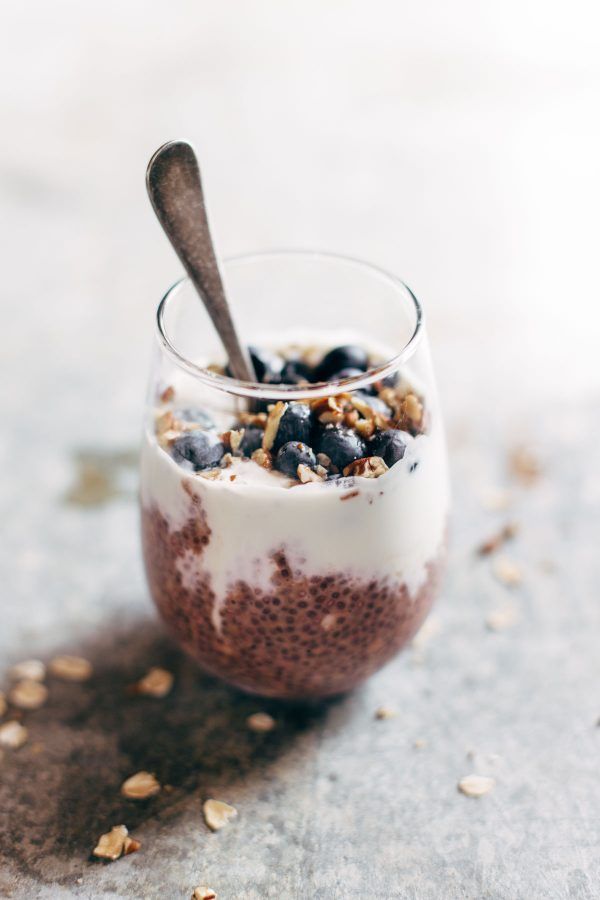 Blueberry Chia Overnight Oats.