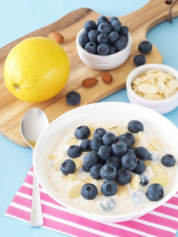 Blueberry Lemon Overnight Oats.