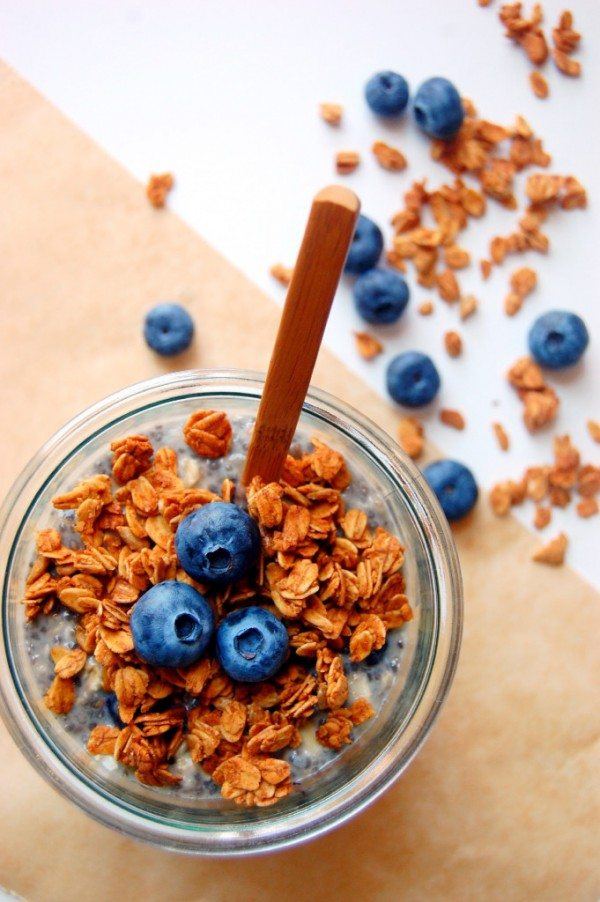 Blueberry Pie Overnight Oats.