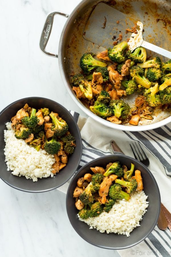 Buffalo Chicken & Broccoli Bowls