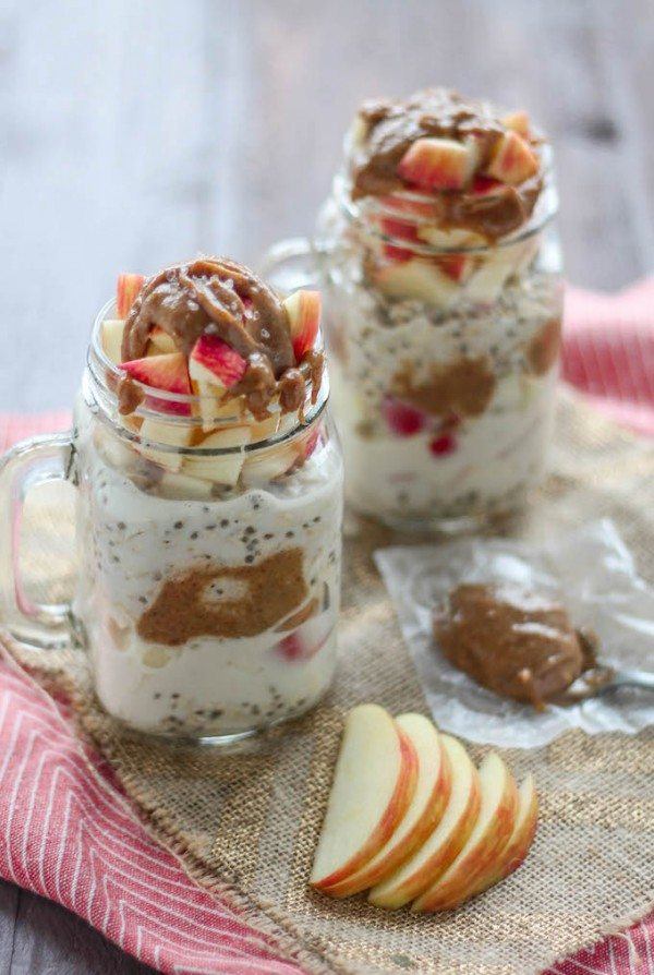 Caramel Apple and Chia Oats.