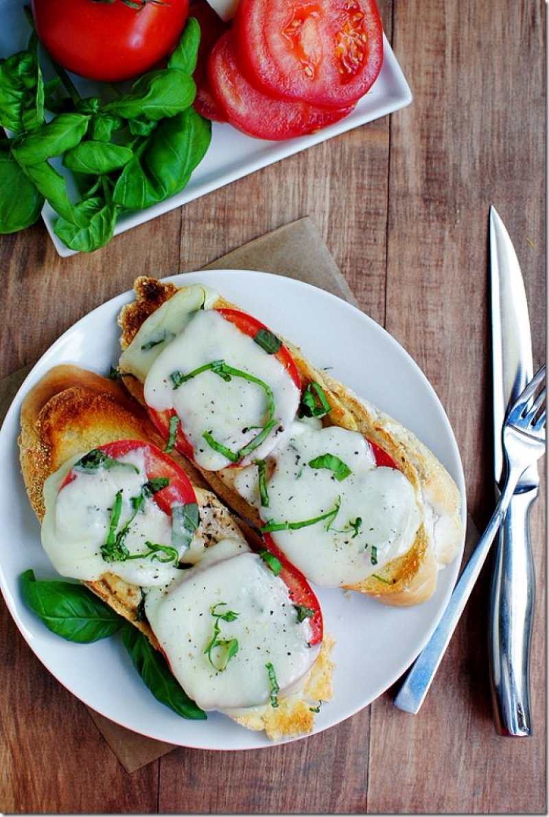 Chicken Caprese Sandwich.