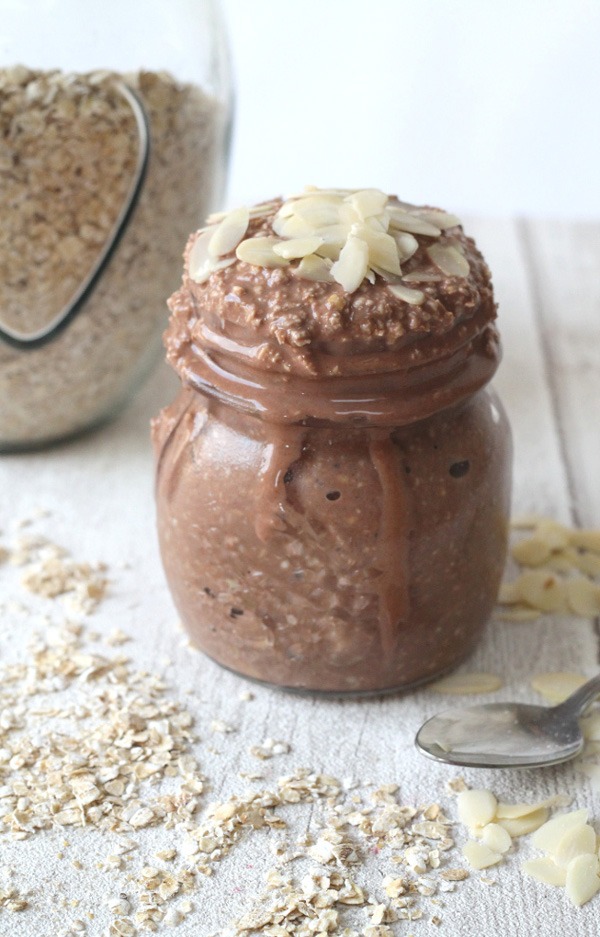 Cocoa Banana Overnight Oats.