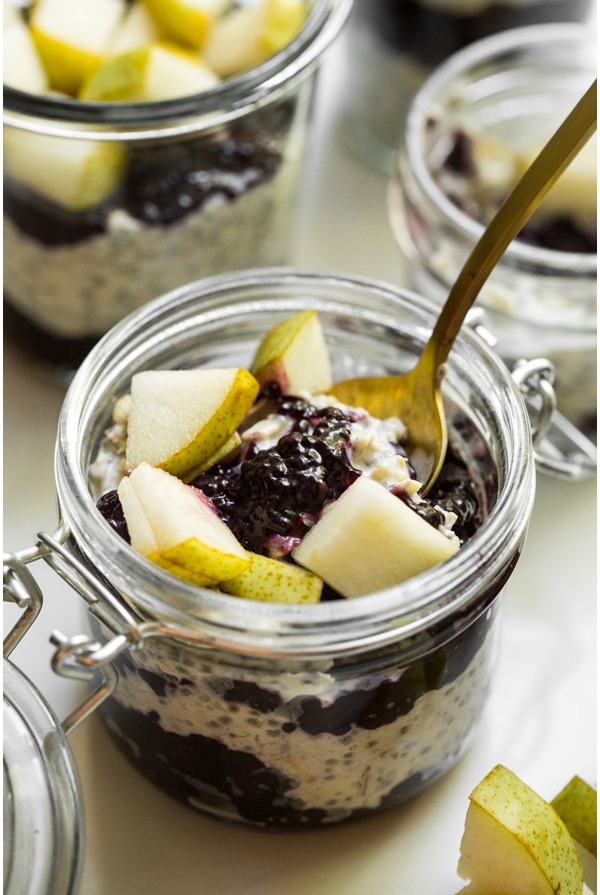 Coconut Cardamom Overnight Oats.