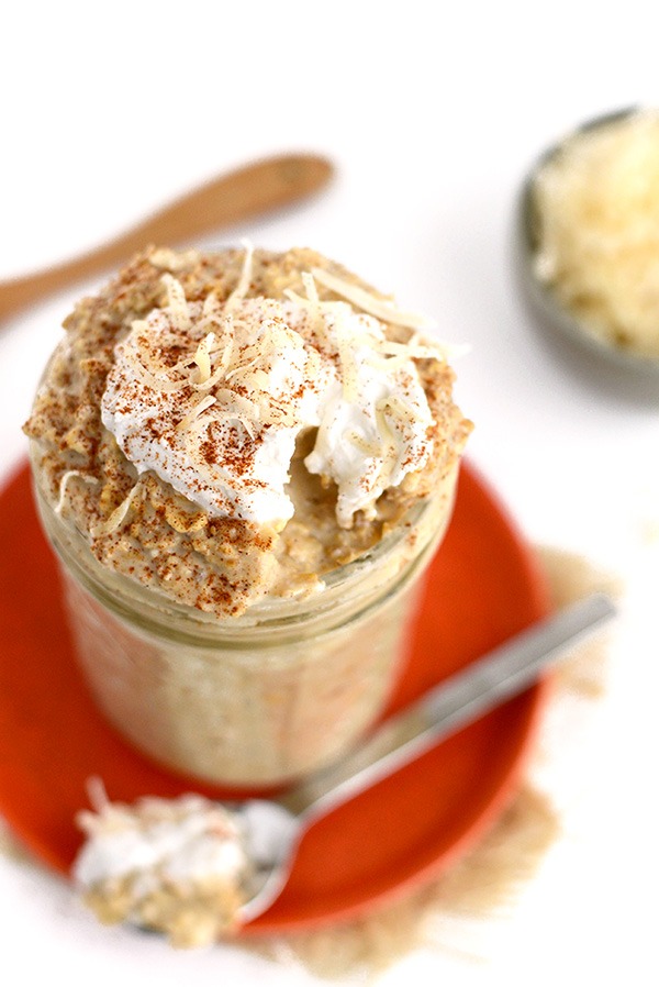 Coconut Latte Overnight Oats.