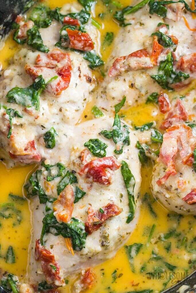 Creamy Tuscan Garlic Chicken.