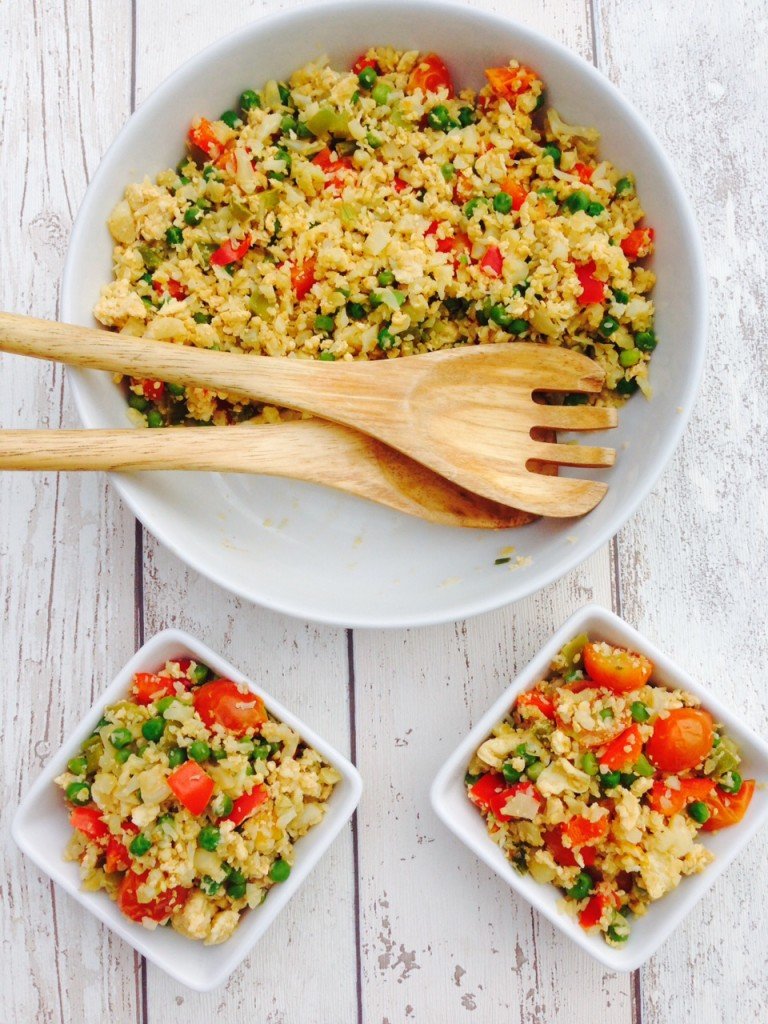 Egg Fried Cauliflower Rice.