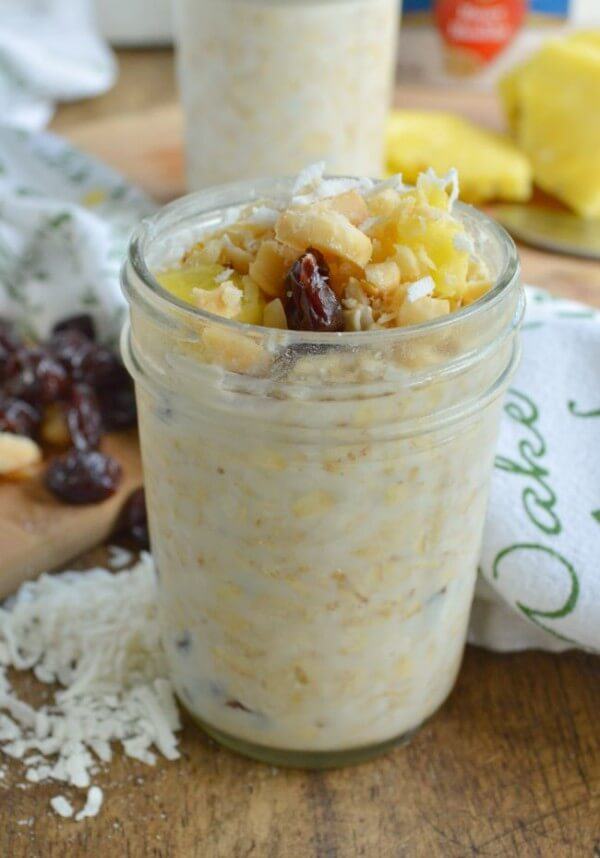 Hawaiian Overnight Oats.