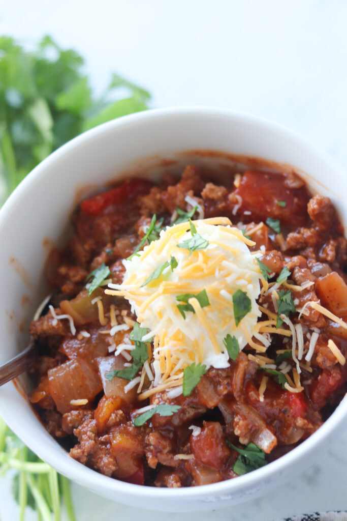 Keto Crockpot Chili.