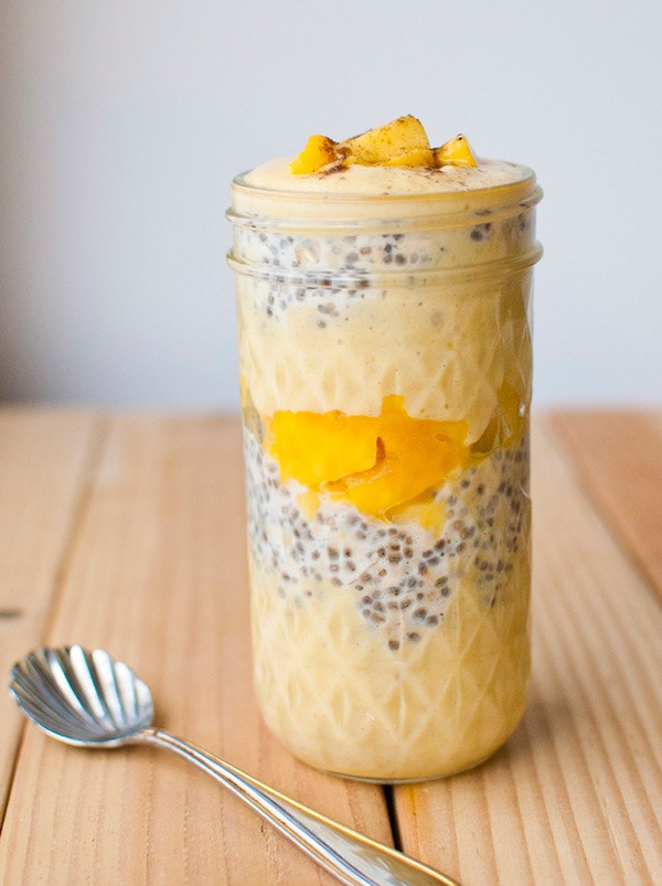 Mango Lassi Overnight Oats.