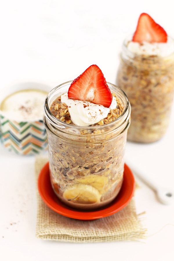Maple French Toast Overnight Oats.