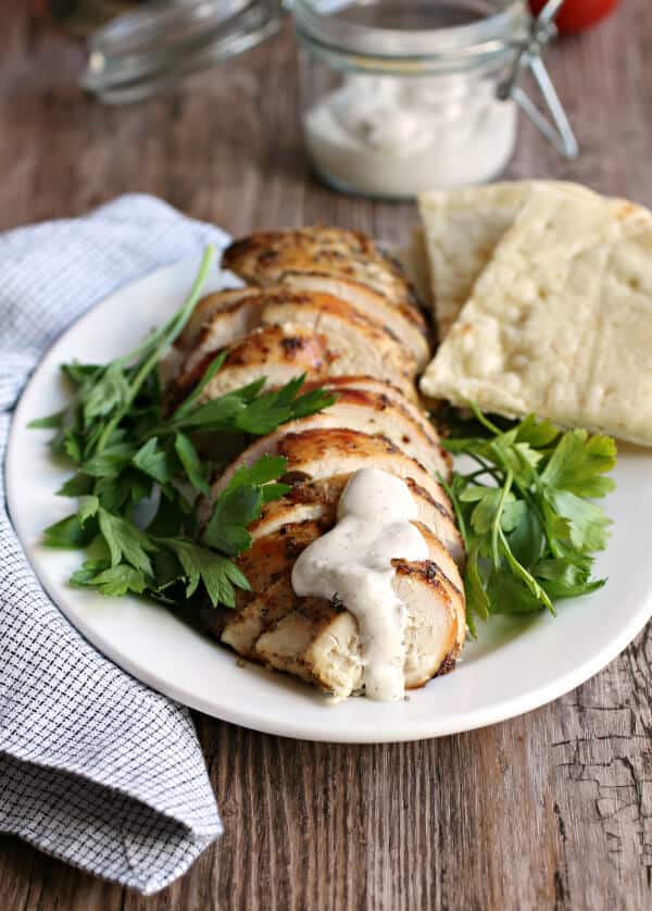 Mediterranean Grilled Chicken.